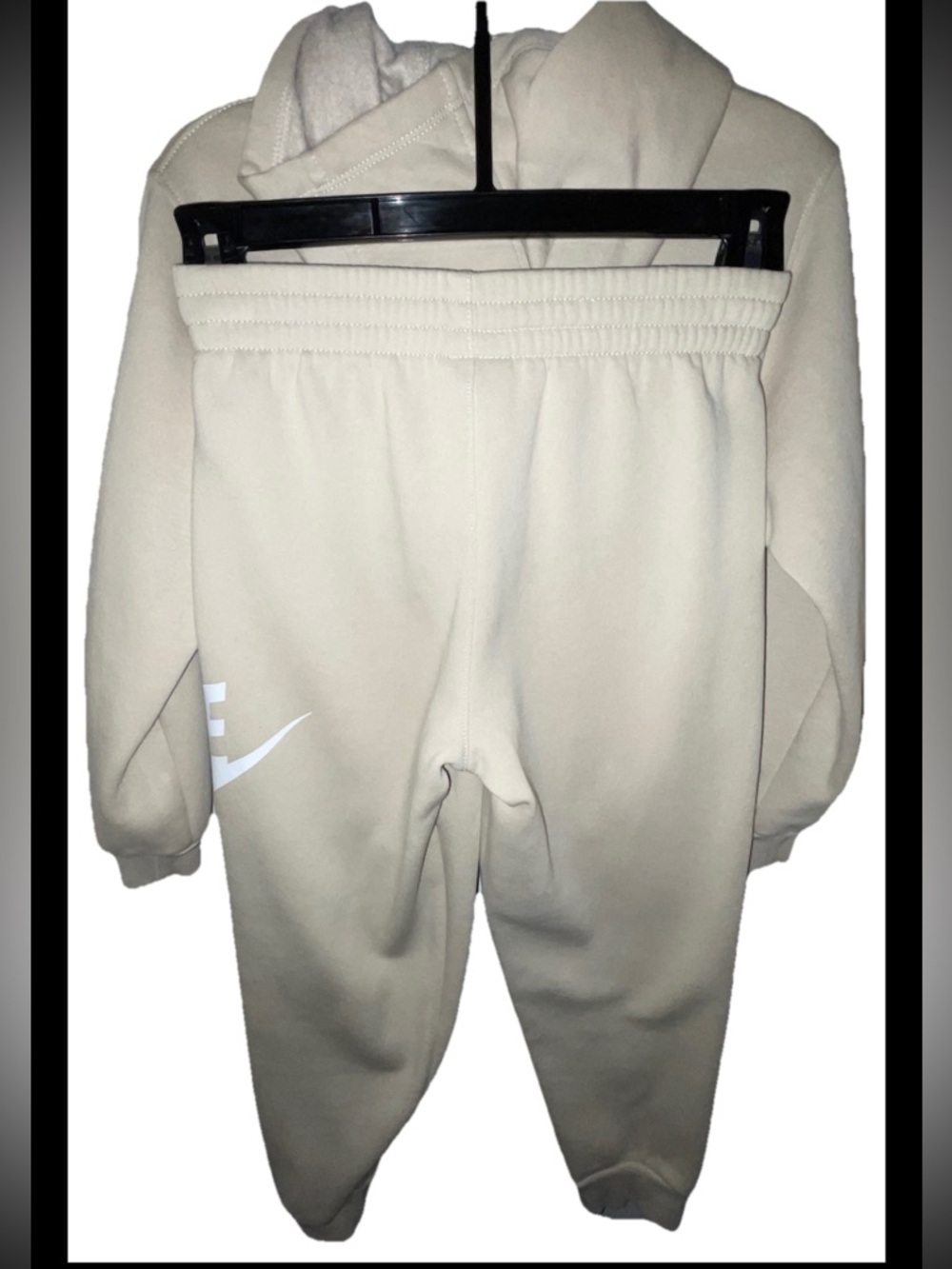 Nike Kids Cream Hoodie Set (Size 7) - Picture 4 of 7